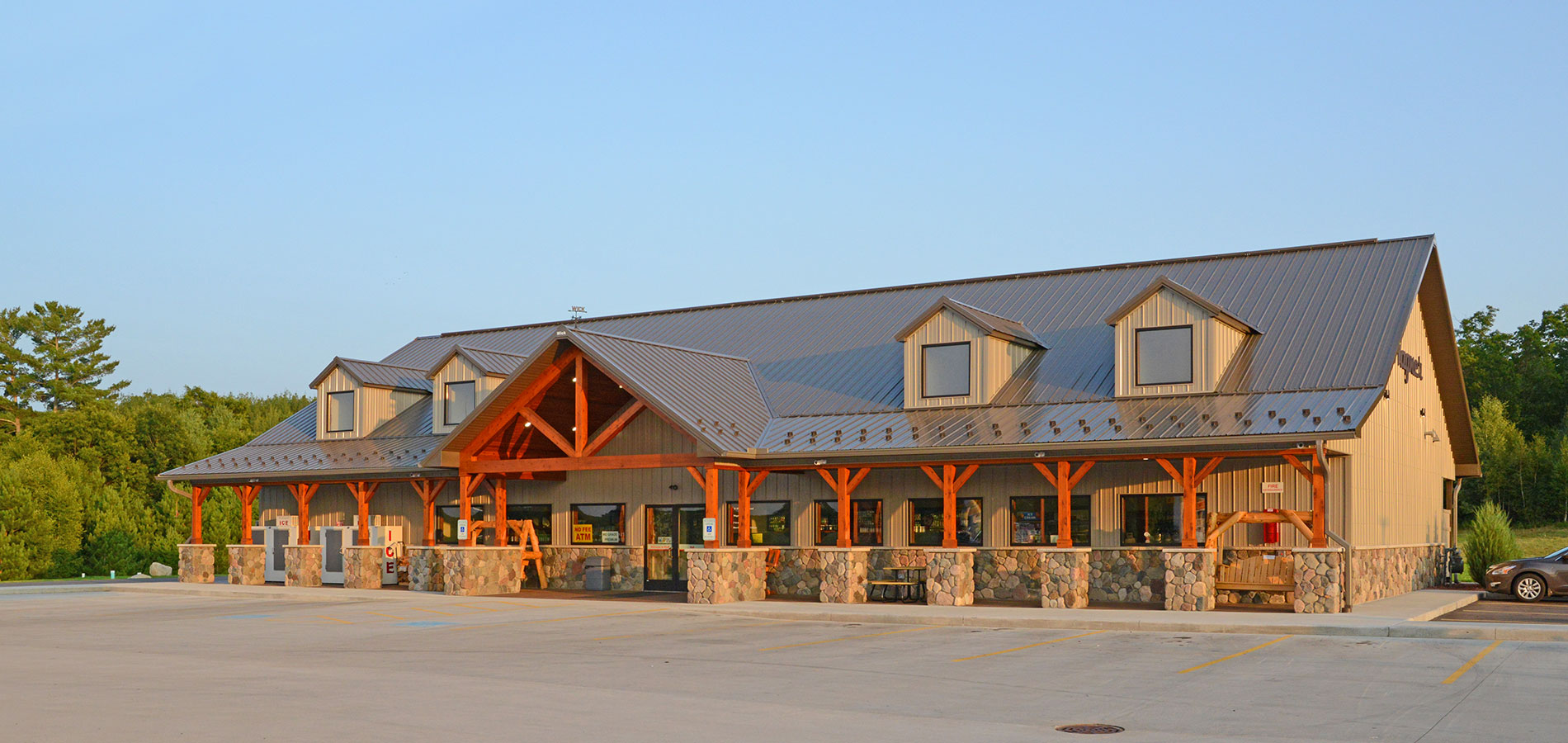 post frame commercial building